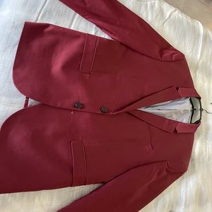 Men burgundy blazer
